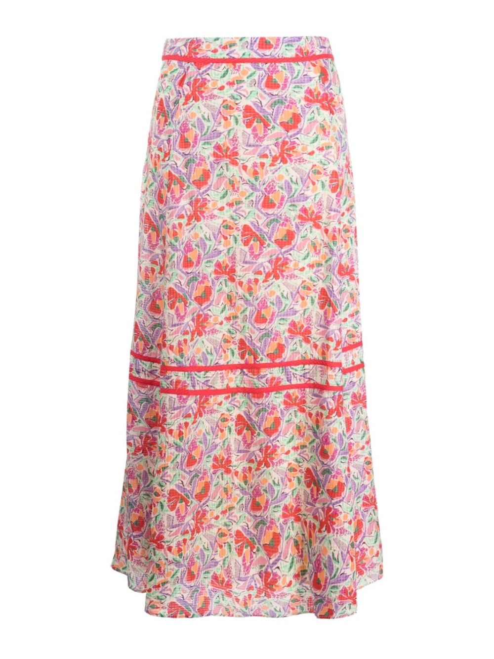 Ba&sh Aliya Graphic Print Skirt
